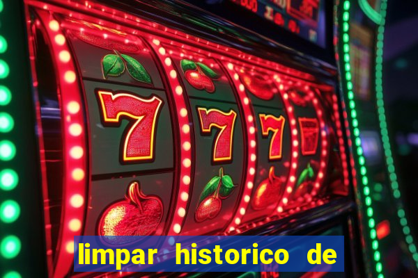 limpar historico de apostas bet365