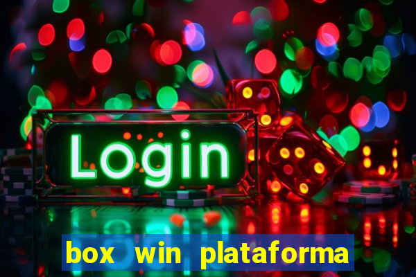 box win plataforma de jogos