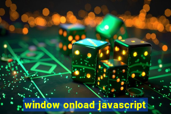 window onload javascript