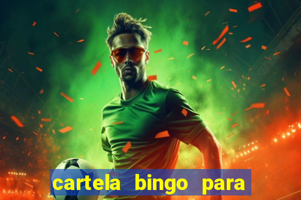 cartela bingo para cha de cozinha imprimir gratis