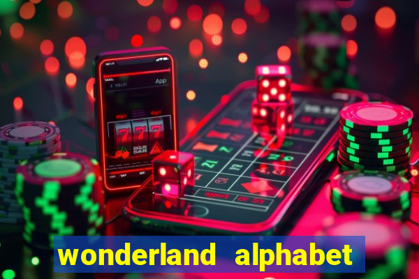 wonderland alphabet comic studio