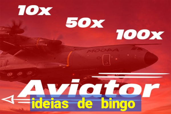 ideias de bingo para o natal