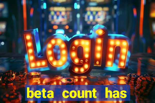 beta count has changed pt br