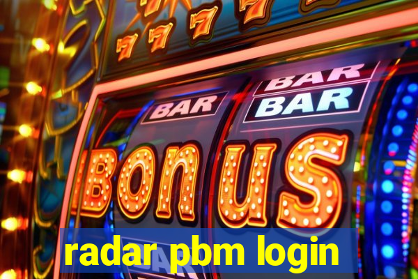 radar pbm login