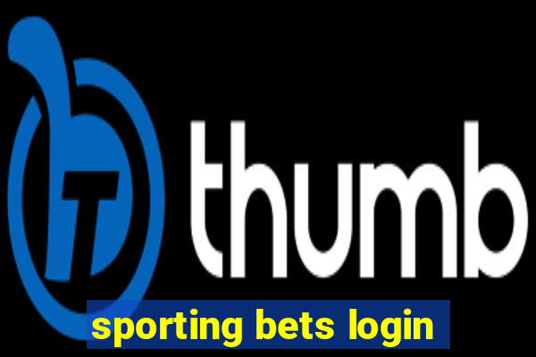 sporting bets login