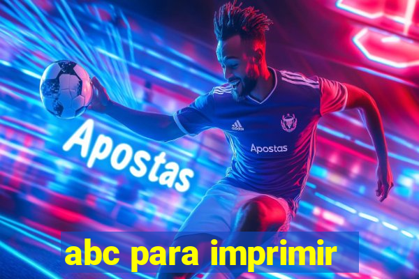 abc para imprimir