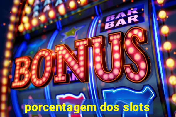 porcentagem dos slots