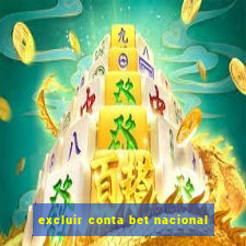 excluir conta bet nacional