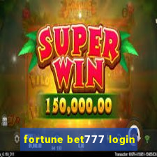 fortune bet777 login