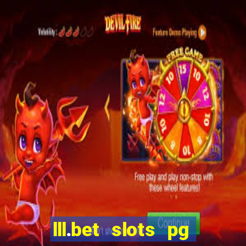 lll.bet slots pg online games