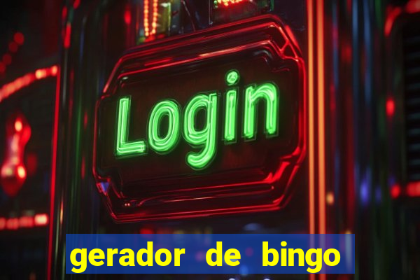 gerador de bingo de palavras