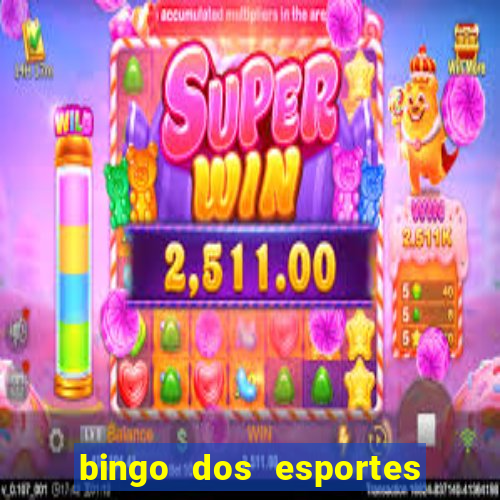 bingo dos esportes para imprimir