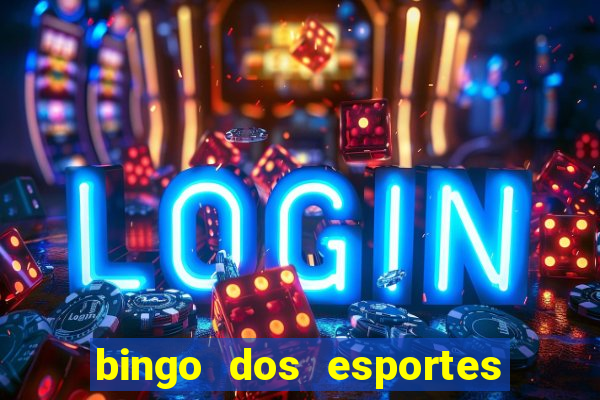 bingo dos esportes para imprimir