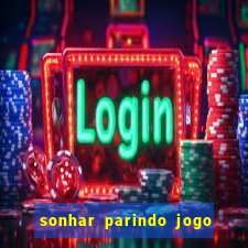 sonhar parindo jogo do bicho