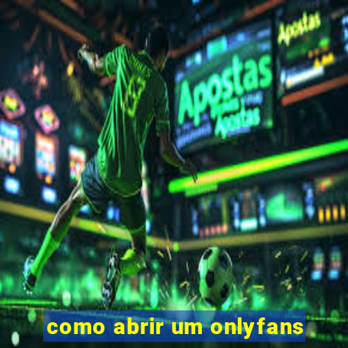 como abrir um onlyfans