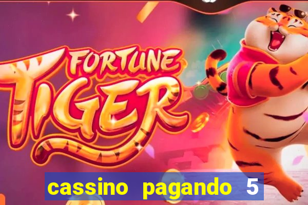 cassino pagando 5 reais no cadastro