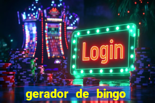 gerador de bingo cha de bebe