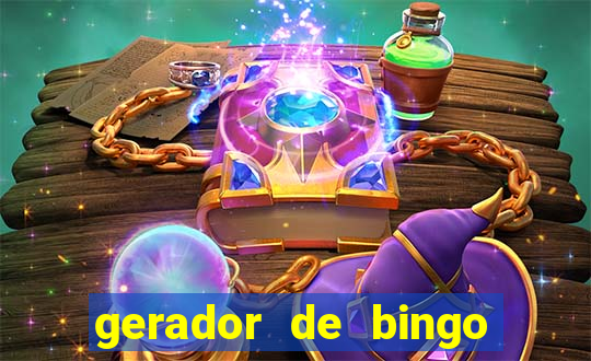 gerador de bingo cha de bebe