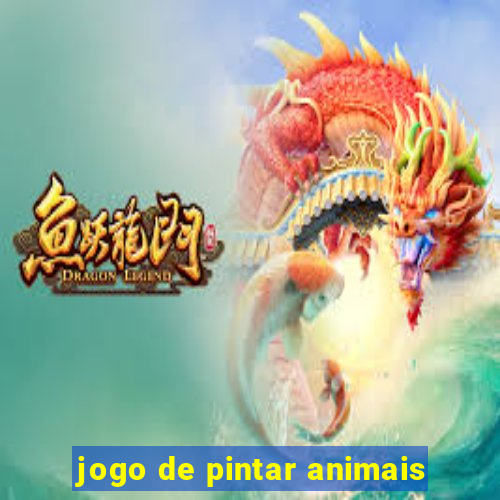 jogo de pintar animais