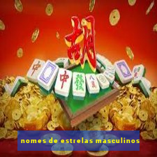 nomes de estrelas masculinos