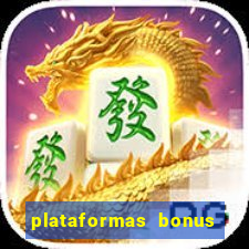 plataformas bonus no cadastro