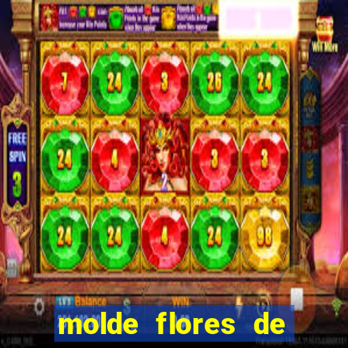 molde flores de papel para imprimir