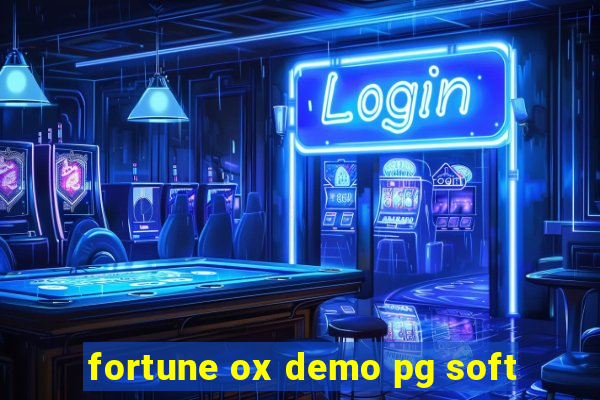 fortune ox demo pg soft