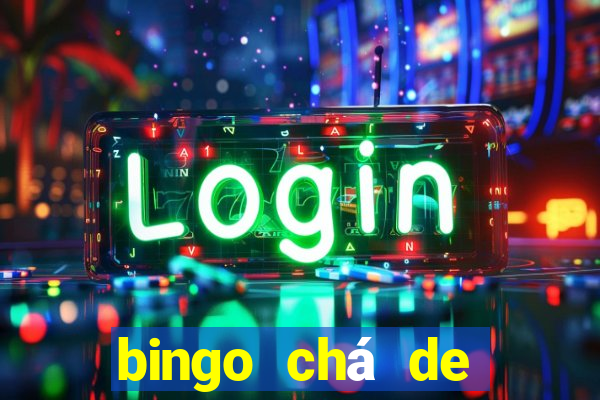 bingo chá de bebê excel