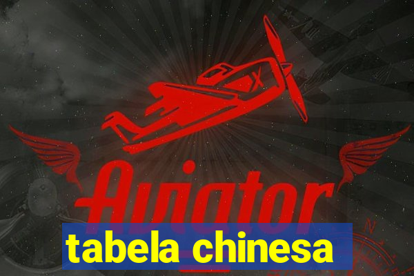 tabela chinesa