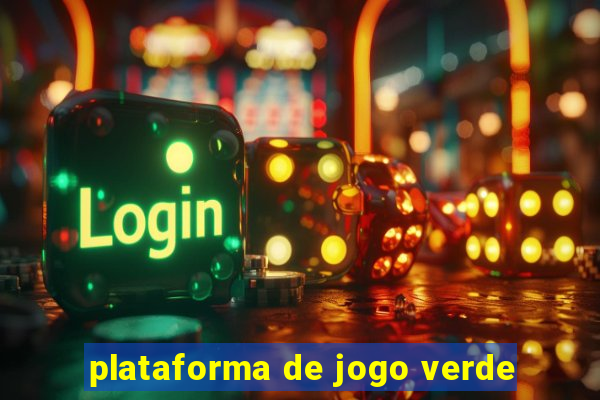 plataforma de jogo verde