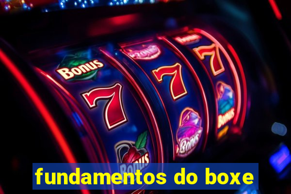 fundamentos do boxe