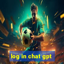 log in chat gpt